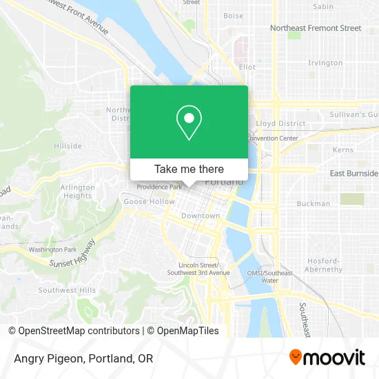 Angry Pigeon map