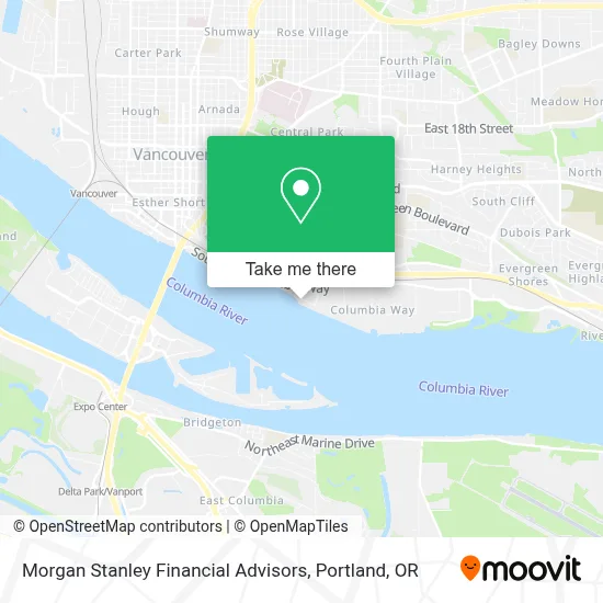 Morgan Stanley Financial Advisors map