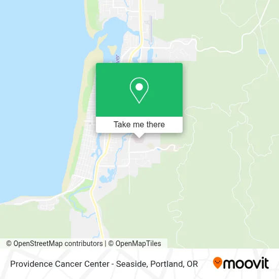 Providence Cancer Center - Seaside map