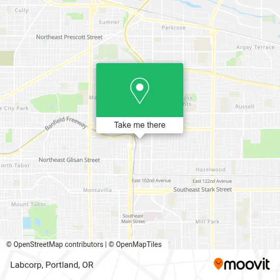 Labcorp map