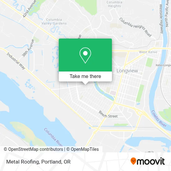 Metal Roofing map