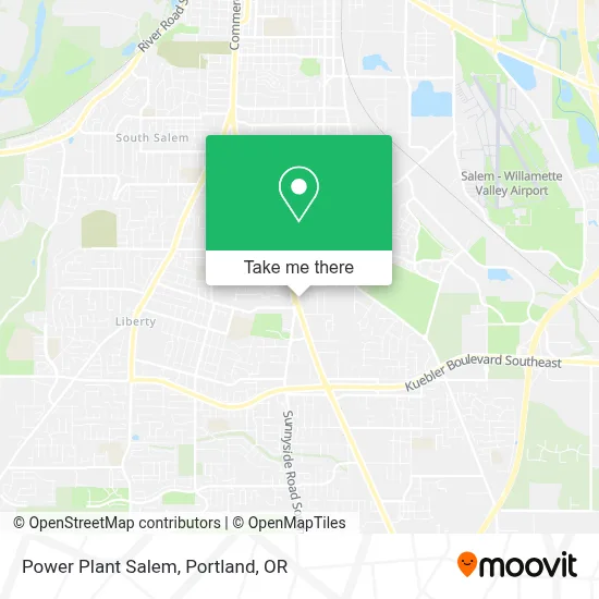 Power Plant Salem map