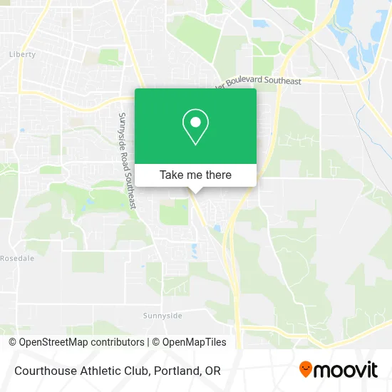 Courthouse Athletic Club map
