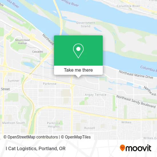 I Cat Logistics map
