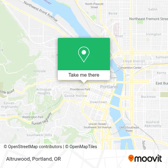 Altruwood map