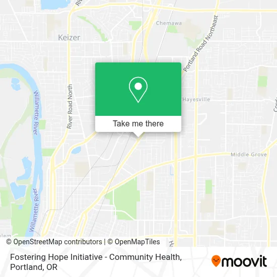 Fostering Hope Initiative - Community Health map