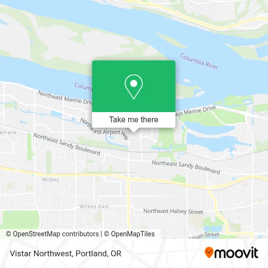 Vistar Northwest map