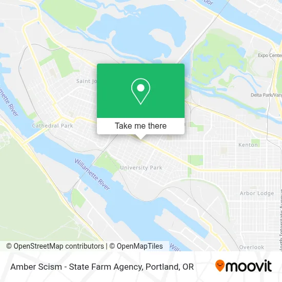 Amber Scism - State Farm Agency map