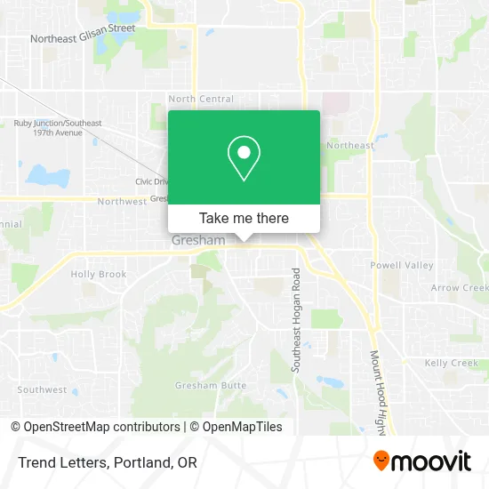 Trend Letters map