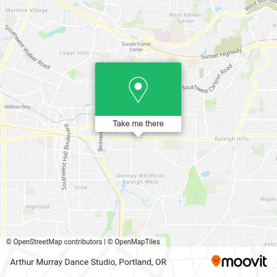 Arthur Murray Dance Studio map