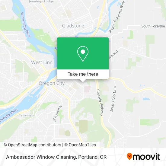 Ambassador Window Cleaning map