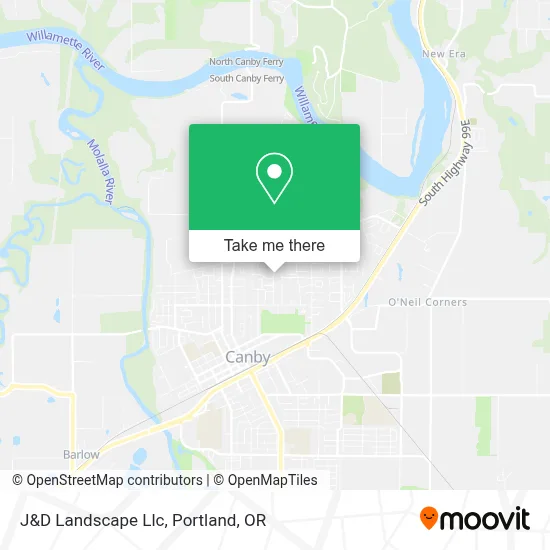 J&D Landscape Llc map