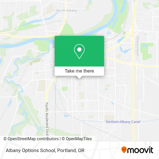 Albany Options School map