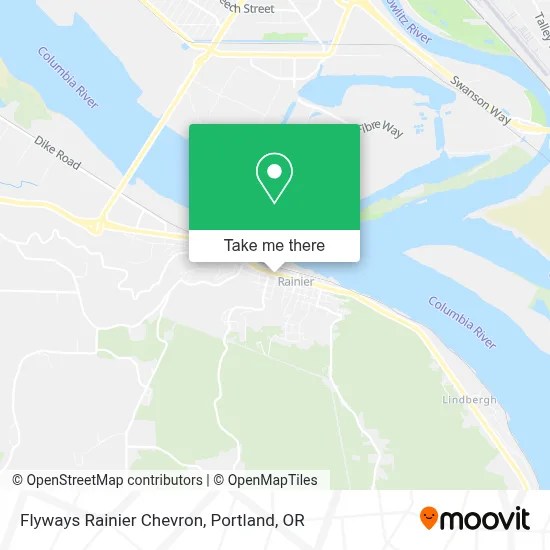 Flyways Rainier Chevron map