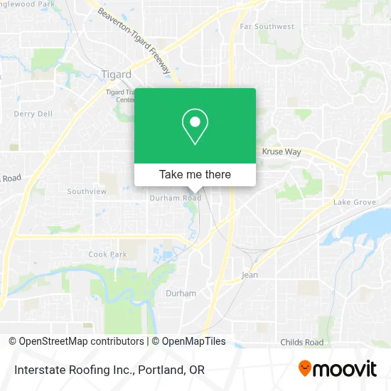 Interstate Roofing Inc. map