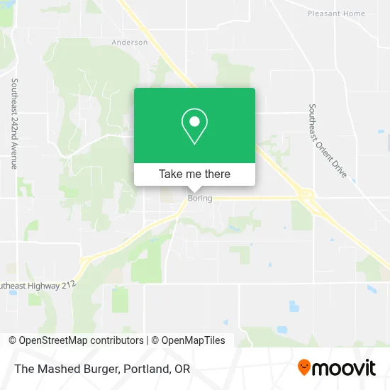 The Mashed Burger map