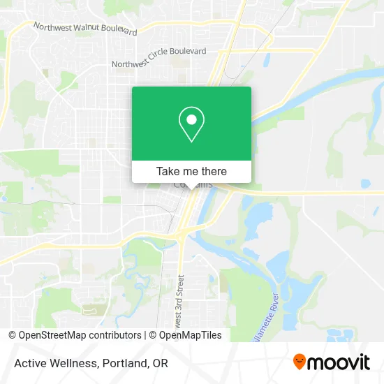 Active Wellness map