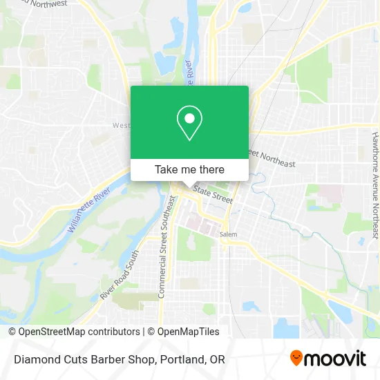 Diamond Cuts Barber Shop map