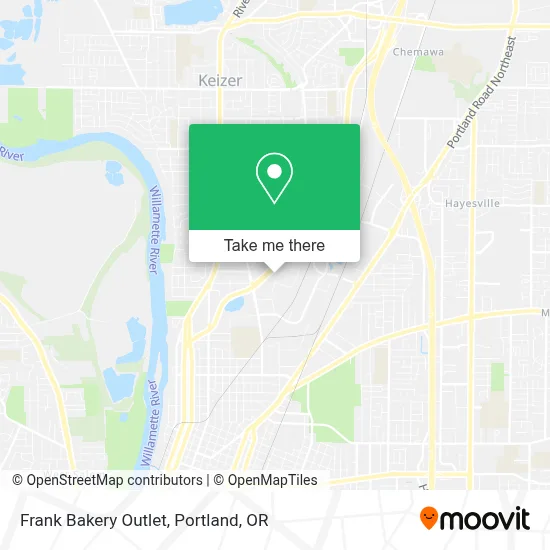 Frank Bakery Outlet map