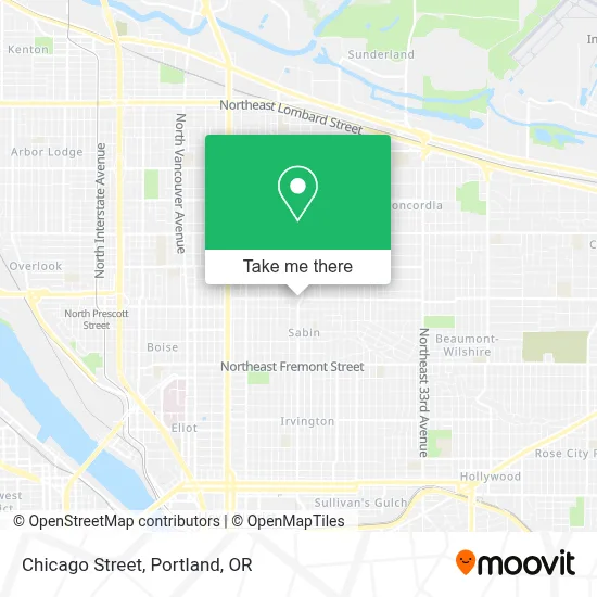 Via Chicago map