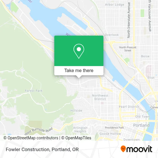 Fowler Construction map