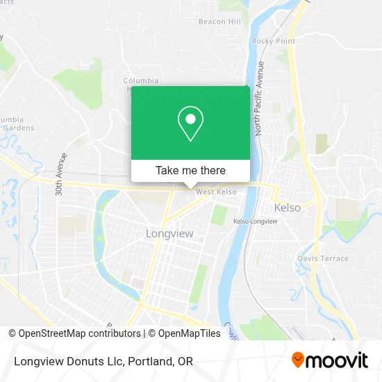 Longview Donuts Llc map