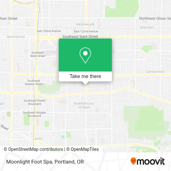 Moonlight Foot Spa map