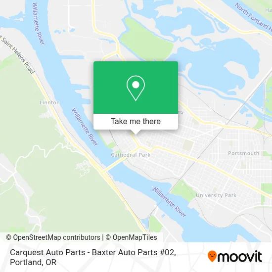 Carquest Auto Parts - Baxter Auto Parts #02 map