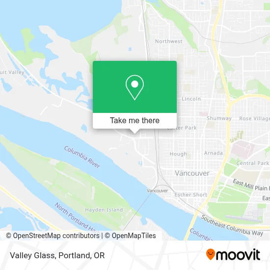 Valley Glass map