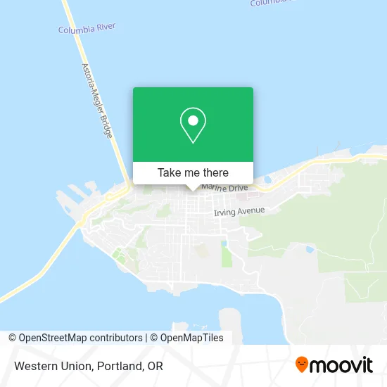 Western Union map