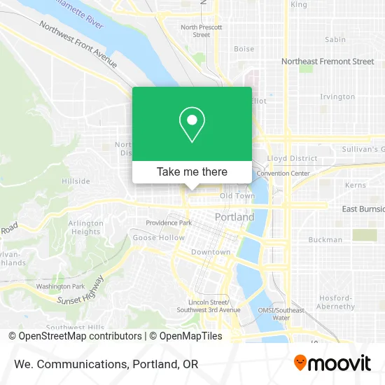 We. Communications map