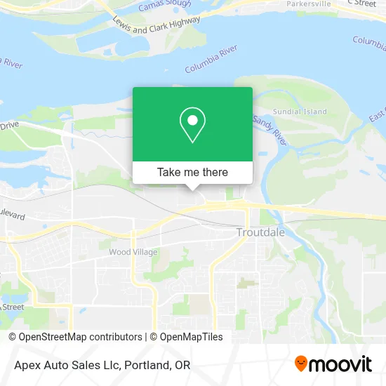 Apex Auto Sales Llc map