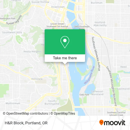 H&R Block map