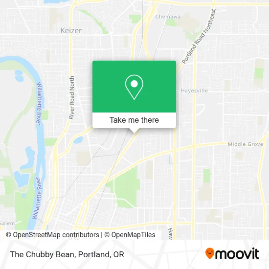 The Chubby Bean map