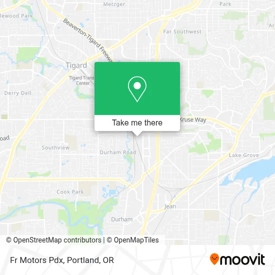 Fr Motors Pdx map