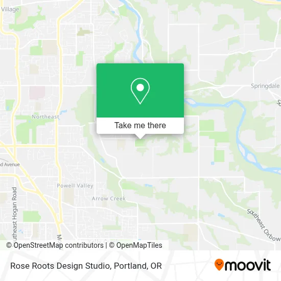 Rose Roots Design Studio map