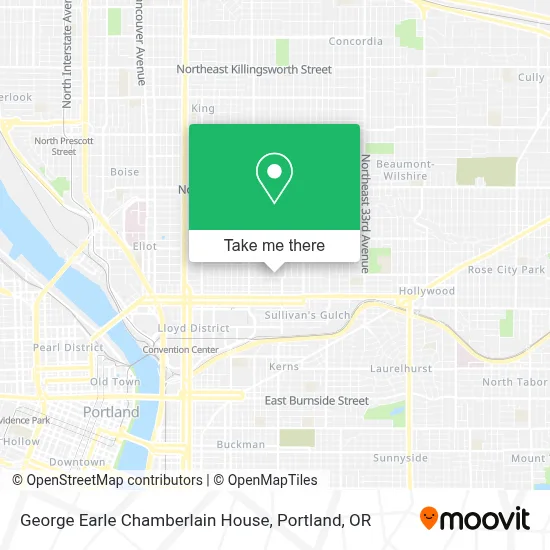 George Earle Chamberlain House map