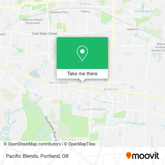 Pacific Blends map