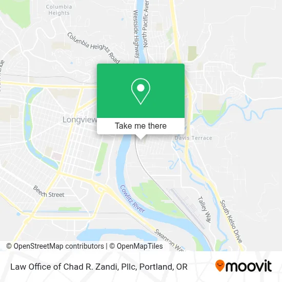 Law Office of Chad R. Zandi, Pllc map
