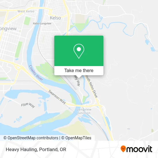 Heavy Hauling map