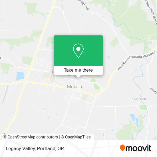 Legacy Valley map