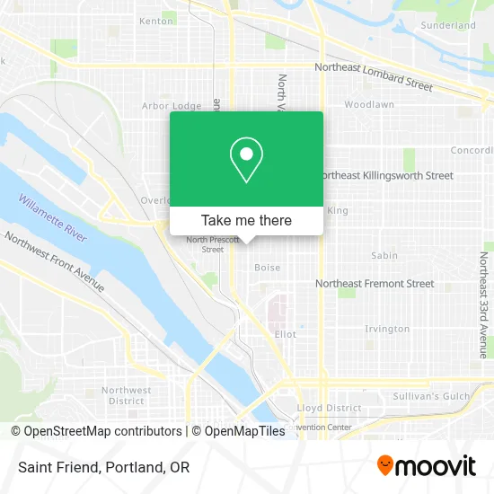 Saint Friend map
