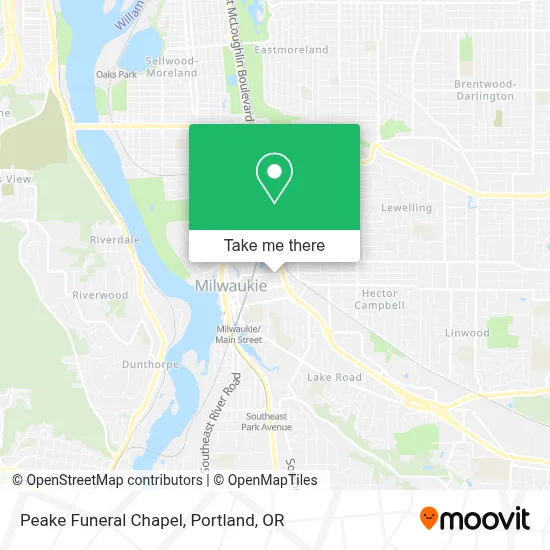 Peake Funeral Chapel map