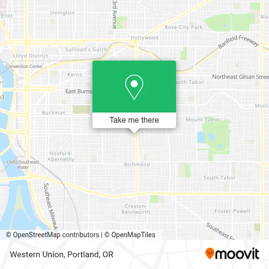 Western Union map