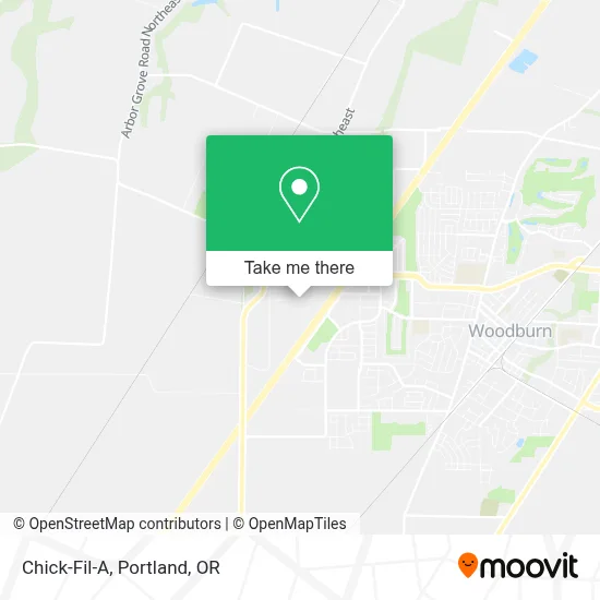 Chick-Fil-A map