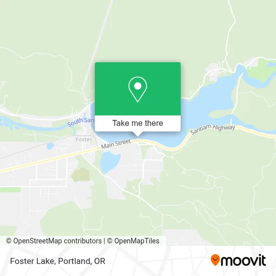 Foster Lake map