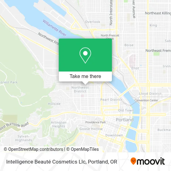 Intelligence Beauté Cosmetics Llc map