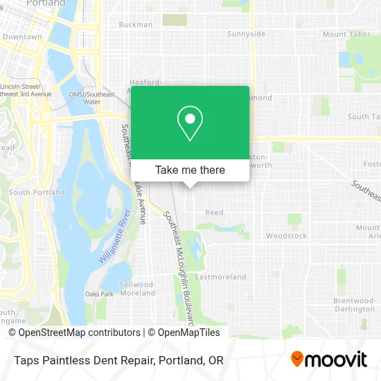Taps Paintless Dent Repair map
