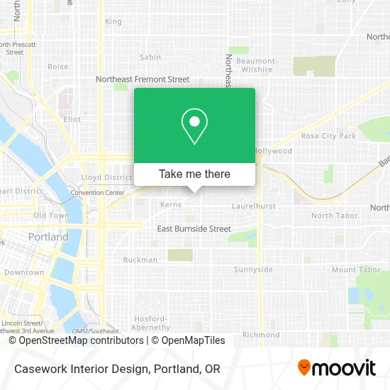 Casework Interior Design map