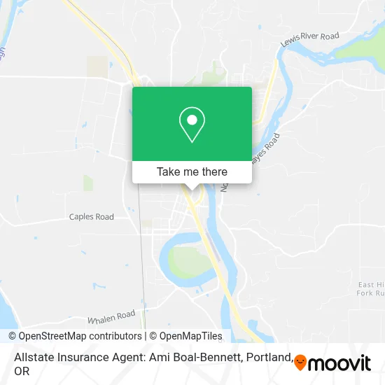 Allstate Insurance Agent: Ami Boal-Bennett map